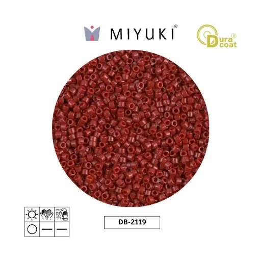 [01343] Miyuki delica 11/0 DB2119 opaco jujube x 50g