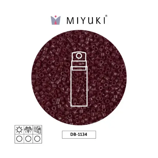 [03076] Miyuki delica 11/0 DB1134 opaco currant x 10g