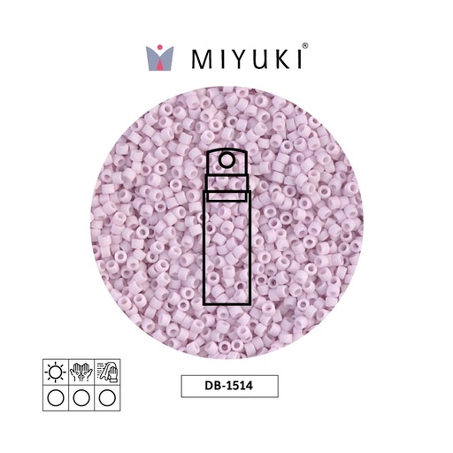 [02954] Miyuki delica 11/0 DB1514 mate opaco pálido rosa x 10g