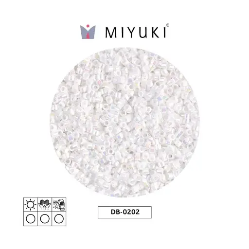 [01083] Miyuki delica 11/0 DB0202 blanco perla AB x 50gr
