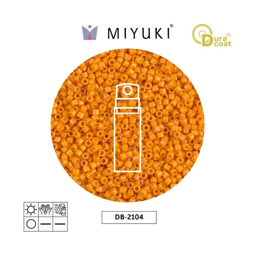 [02137] Miyuki delica 11/0 DB2104 opaque squash x 10g