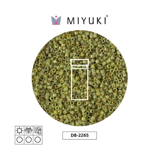 [05118] Miyuki delica 11/0 DB2265 opaco chartre picasso x 3g
