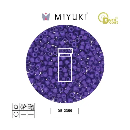 [05223] Miyuki delica 11/0 DB2359 durac opaco viol azul x 3g