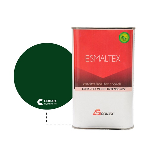 [08259] Resina Esmaltex Coniex 622 Verde Intenso x 1 Kg