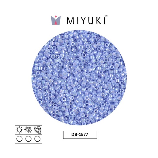 [07051] Miyuki delica 11/0 DB1577 opaco agate azul AB x 50g