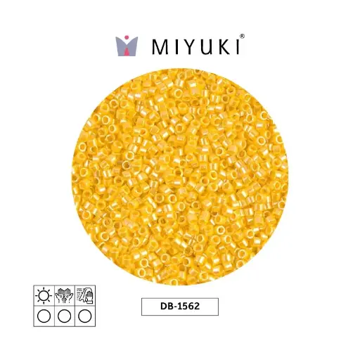 [03397] Miyuki delica 11/0 DB1562 opaco canary lusterr x 50g