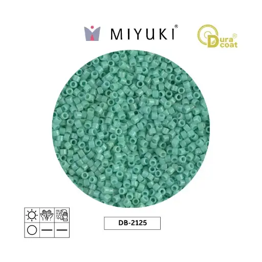 [06612] Miyuki delica 11/0 DB2125 opaco azul opal x 50g