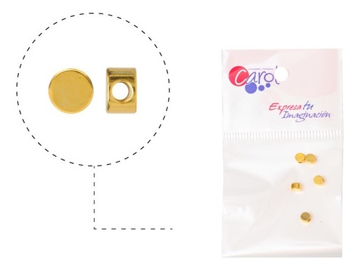 Circulo 4x2.5mm/Golfi x 5 unds