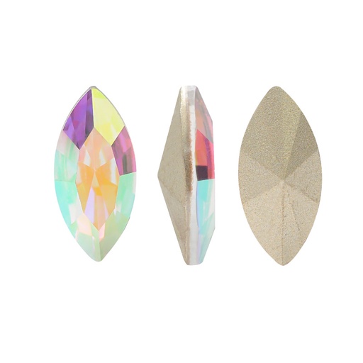 [09147] 4228CH navette 4x8mm 001AB crystal x unidad