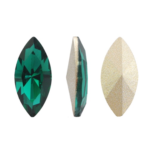[00914] 4228CH navette 7x15mm T205 emerald x und