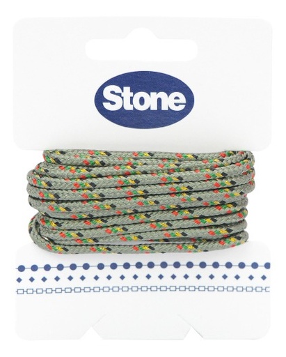 Cordon paracord 3mm verde/mix #7 x 3m