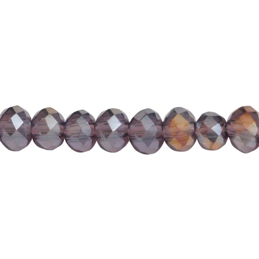 [04449] Murano rondela facetada 2mm violet 20AB x aprox 188unds