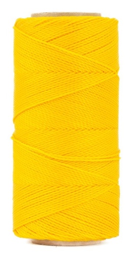 Cordon encerado linhasita 1mm 218 amarillo x 168m