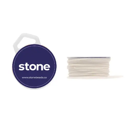 [08993] Cordon vibora 1mm 122 blanco x rollo 8m