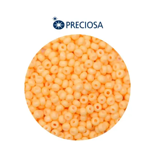 [25743] Mostacilla checa preciosa 8/0 3mm 03183 curuba pastel x 500g
