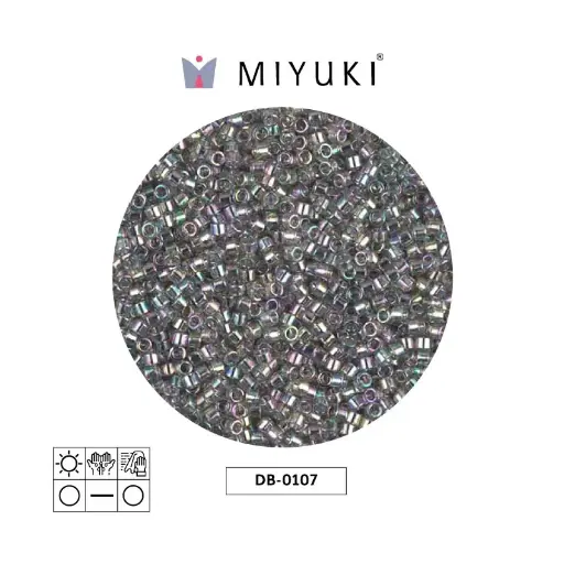 [26579] Miyuki delica 11/0 DB0107 tr goldlusterr gris x 50g