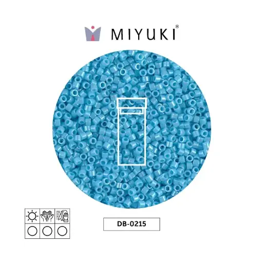 [24051] Miyuki delica 11/0 DB0215 opaco cielo azul lusterr x 3g
