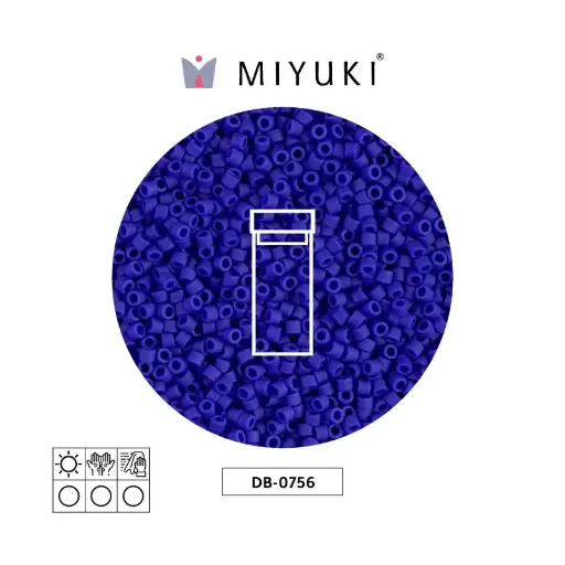 [28397] Miyuki delica 11/0 DB0756 matte op cobalt x 3g