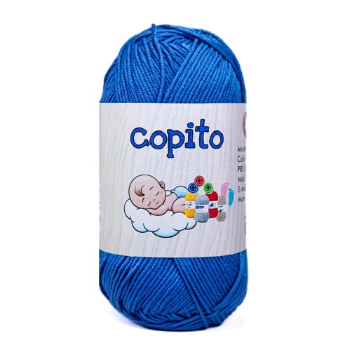 [32597] Madeja hilo copito 100% acrilico azul rey 7197 x 100g