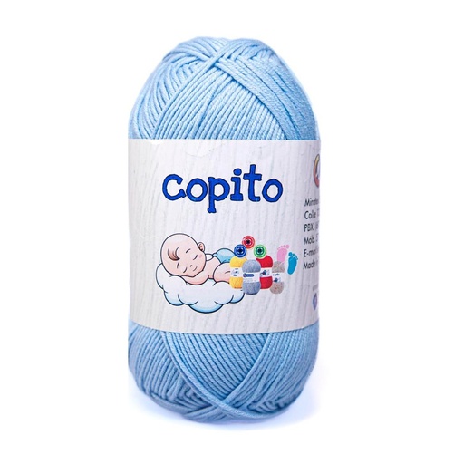 [32599] Madeja hilo copito 100% acrilico azul cielo 146 x 100g