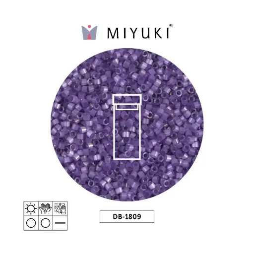 [20769] Miyuki delica 11/0 DB1809 lilac satin x 3g