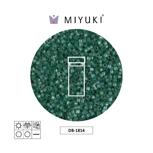 [20361] Miyuki delica 11/0 DB1814 verde satinado x 3g
