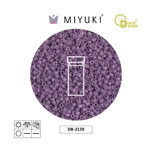 [20744] Miyuki delica 11/0 DB2139 opaque dark orchid x 3gr