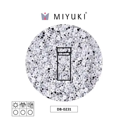 [25210] Miyuki delica 11/0 DB0231 crystal ceylon x 3g