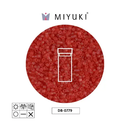 [06708] Miyuki delica 11/0 DB0779 mate transparente watermelon x 3g