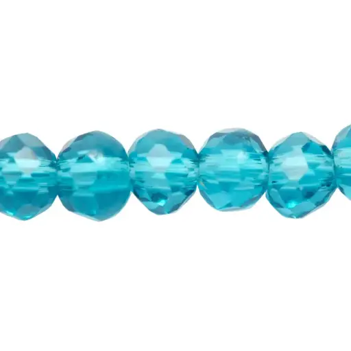 [04148] Murano rondela facetada 2mm capri blue 4AB x 165unds