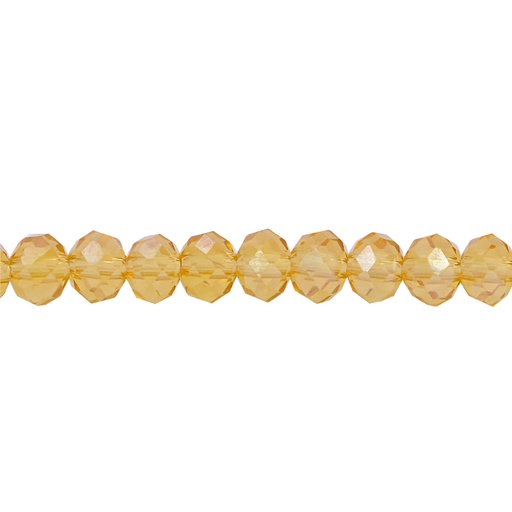 [11053] Murano rondela facetada 3mm lt col topaz 27AB x aprox110unds
