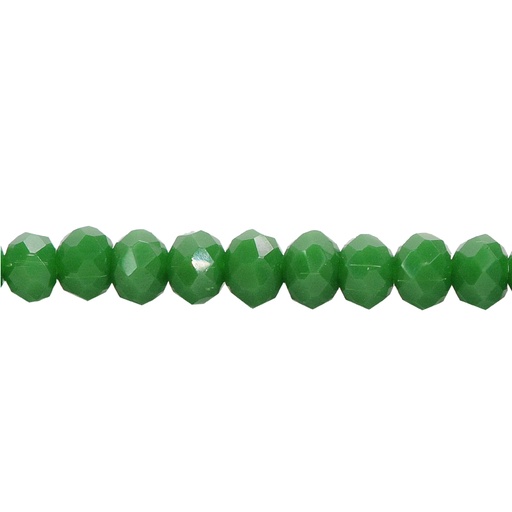 [12191] Murano rondela facetada 3mm olivine mate 102 x aprox110und