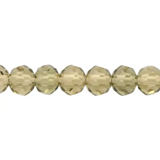 [00735] Murano rondela facetada 4mm black diamond 21 x 145unds