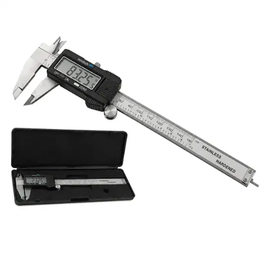[25363] Digital Caliper 15cm. Locking Screw. LCD display screen. Measure Millimeters and Inches. GAU-814