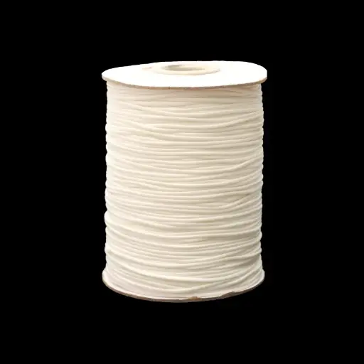 [21500] Cordon vibora 1mm 122 blanco x rollo 160m