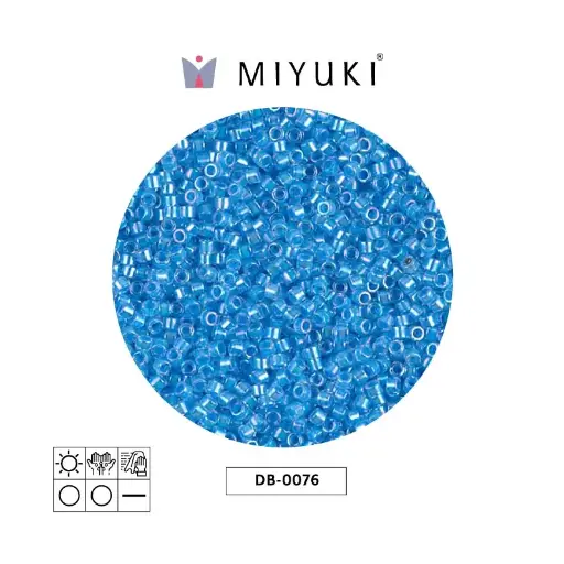 [27702] Miyuki delica 11/0 DB0076 lt blue crystal x 50g