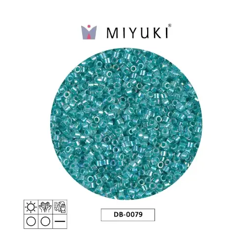 [26360] Miyuki delica 11/0 DB0079 forrado azul AB x 50gr