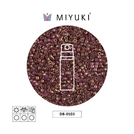 [27936] Miyuki delica 11/0 DB0103 tran goldluster AB x 10g