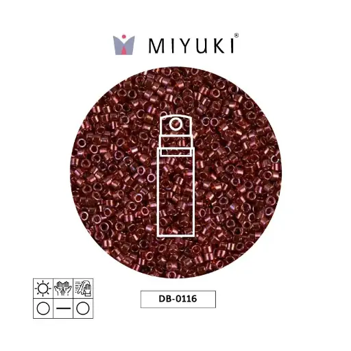 [28081] Miyuki delica 11/0 DB0116 wine gold luster x 10g