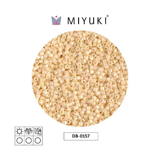 [13167] Miyuki delica 11/0 DB0157 opaco crema AB x 50g