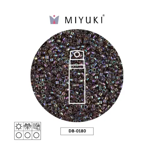 [31093] Miyuki delica 11/0 DB0180 transp bronze AB x 10g