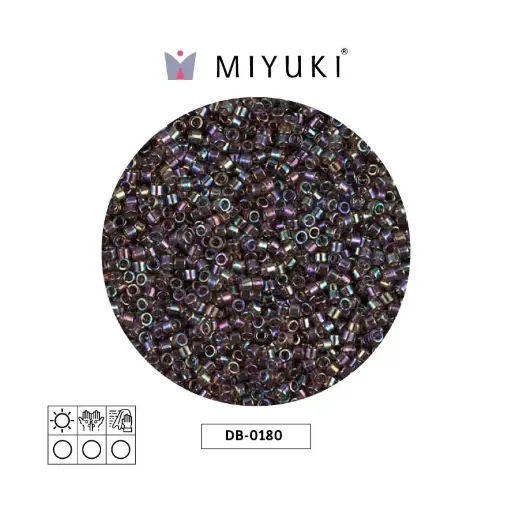 [11102] Miyuki delica 11/0 DB0180 transp bronze AB x 50g
