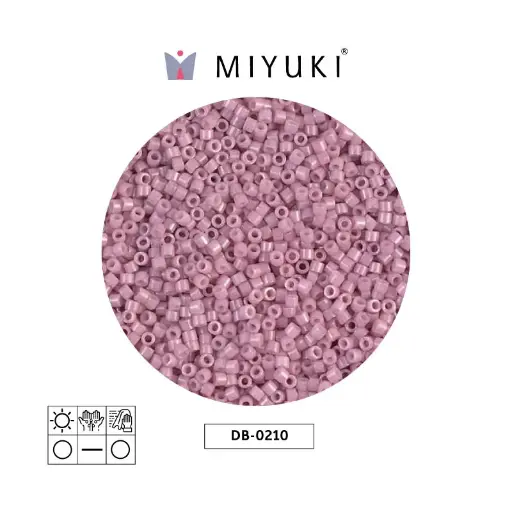 [20831] Miyuki delica 11/0 DB0210 opaco antique rosa lusterr x 50g