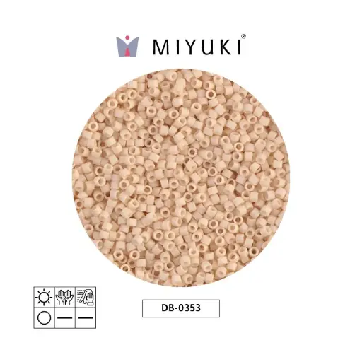 [16787] Miyuki delica 11/0 DB0353 mate opaco antique beige x 50g