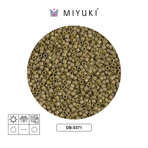 [32199] Miyuki delica 11/0 DB0371 op gold olive sati x 50g