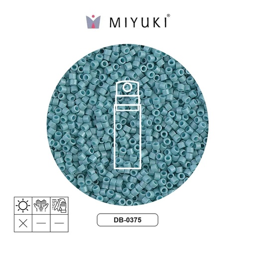 [00862] Miyuki delica 11/0 DB0375 azul mate x 10gr