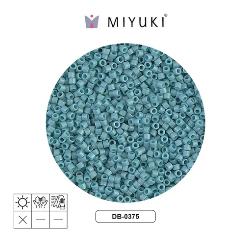 [15341] Miyuki delica 11/0 DB0375 azul mate x 250gr