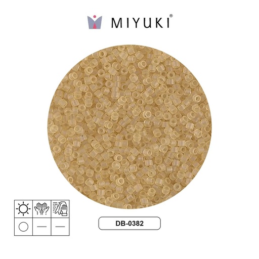 [32258] Miyuki delica 11/0 DB0382 mat tran pal amarillo x 50gr