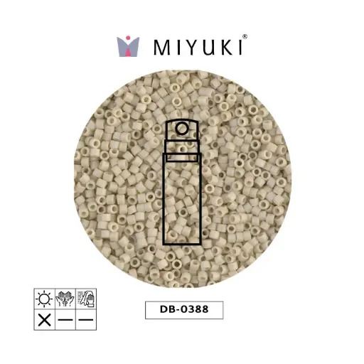 [00863] Miyuki delica 11/0 DB0388 hueso mate x 10gr