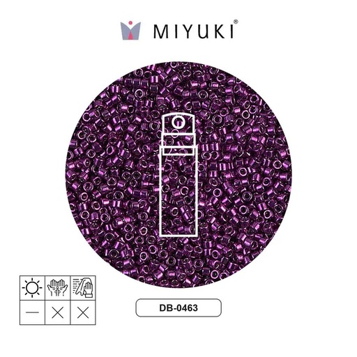 [28466] Miyuki delica 11/0 DB0463 galvani oscuro fucsia x 10g